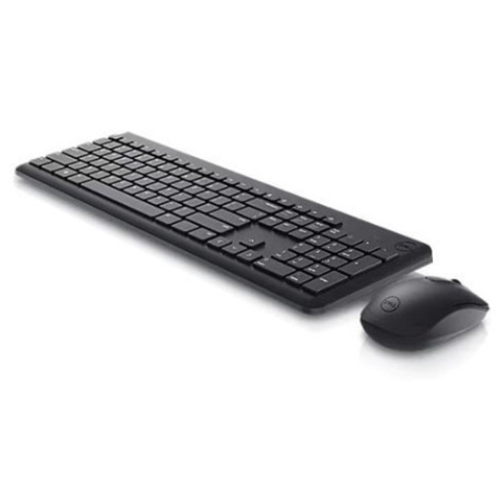 Комплект клавиатура и мишка Dell KM3322W, безжични, водоустойчив, 444.92x123x25.3mm