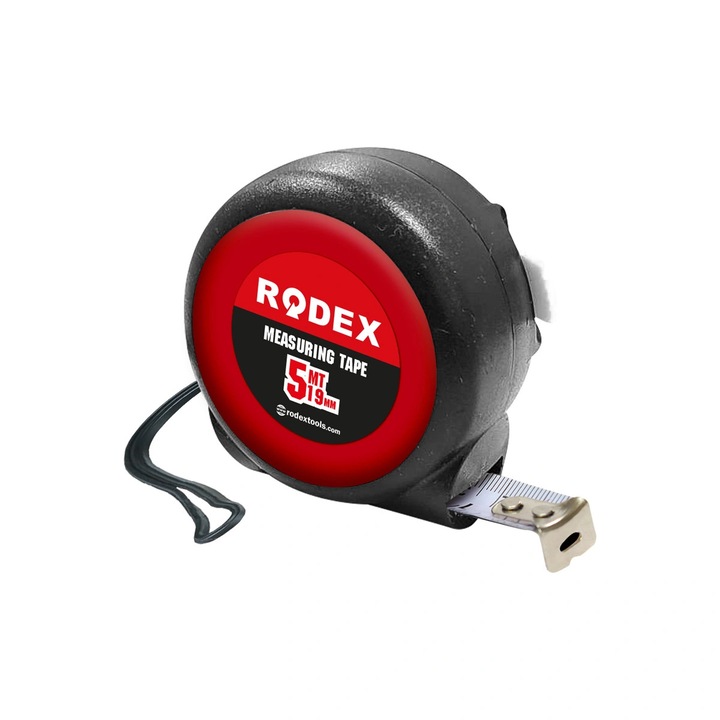 Ruleta, Rodex, 5M*25Mm, Magnetic, Stop Button, Ftragere Rapid (Mtn05525) (6/120)