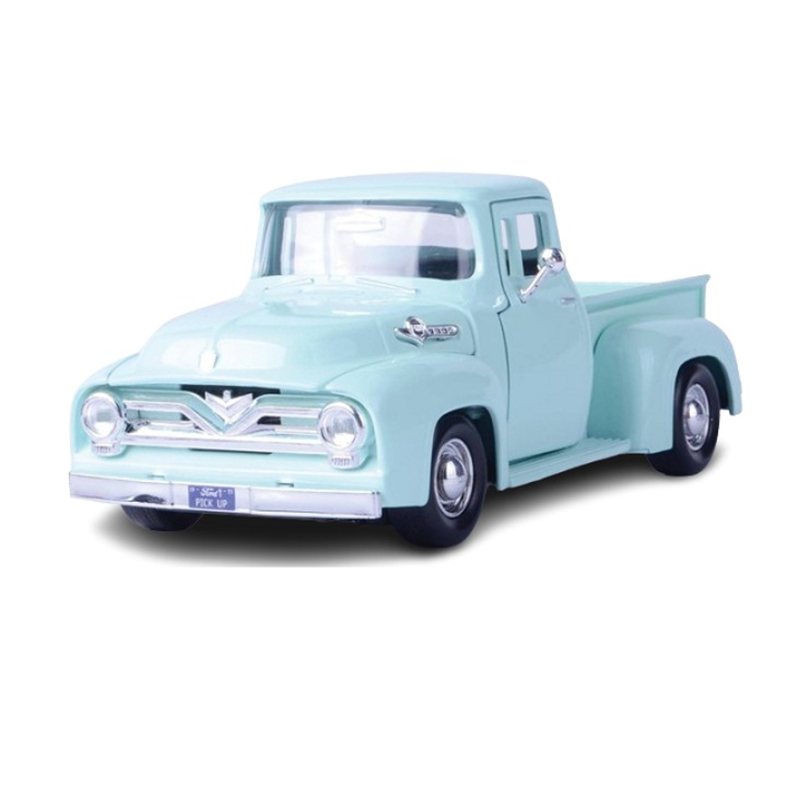 Macheta Ford F-100 Pick Up, 1955, verde, Motormax 1/24