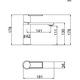 Baterie De Lavoar, Granitan, Arma, Joasa, Din Alama, Inaltime 178 mm, Raza De Actiune A Duzei 141 mm, Orificiu De Montaj 35 mm, Set Robinet/2 Furtunuri Flexibile/Sistem De Fixare, Crom