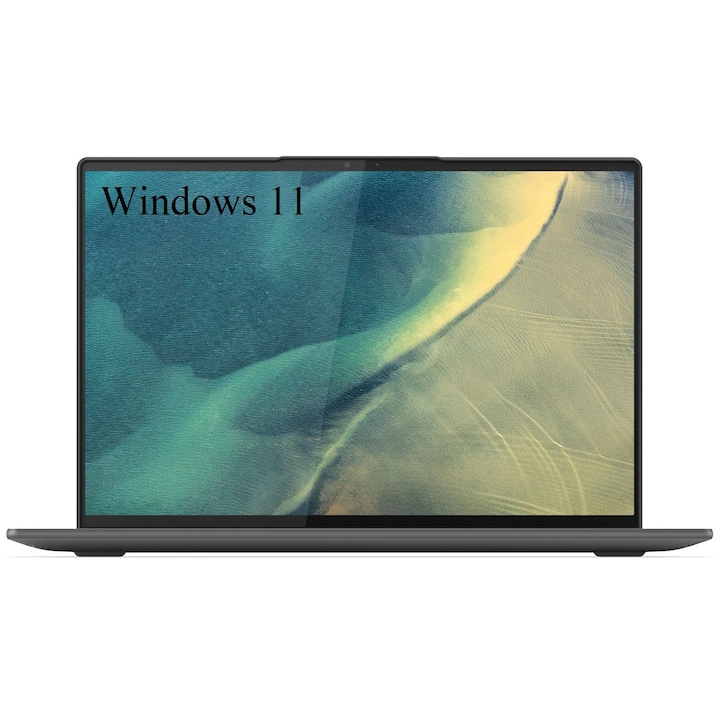 Laptop Lenovo Yoga Slim 7 ProX 14ARH7, 14.5" 3K 3072x1920 IPS 400nits 120Hz, AMD Ryzen 7 6800HS Creator Edition 8-core, 16 GB DDR5, 256 GB SSD m2 PCIe, AMD Radeon 680M Graphics, Windows 11 Home, Battery 70Wh, Aluminium Case 1.45 kg Onyx Grey