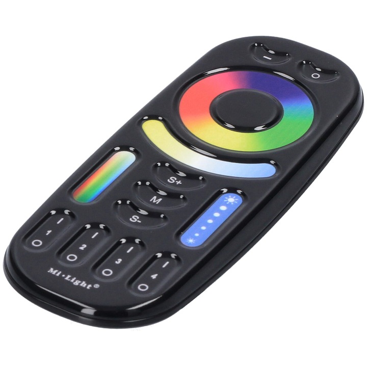 Telecomanda Mi-Light MiBoxer Group Control RGB+CCT LED grup 4 zone full color FUT092B neagra