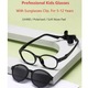 Rame ochelari de vedere pentru copii cu lentile de soare Clip-on, culoare rama negru, lentile negre, material rama TR/silicat