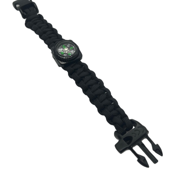 Bratara Paracord Pathfinder, Negru