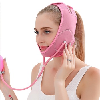 Dispozitiv lifting facial, ajustabil, respirabil, roz Dispozitiv lifting facial, ajustabil, respirabil, roz
