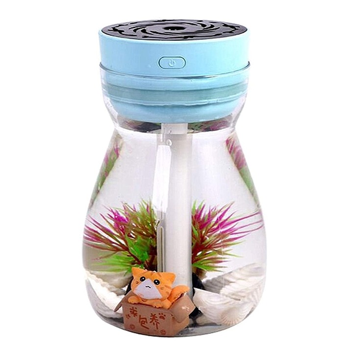 Set umidificator aer, albastru