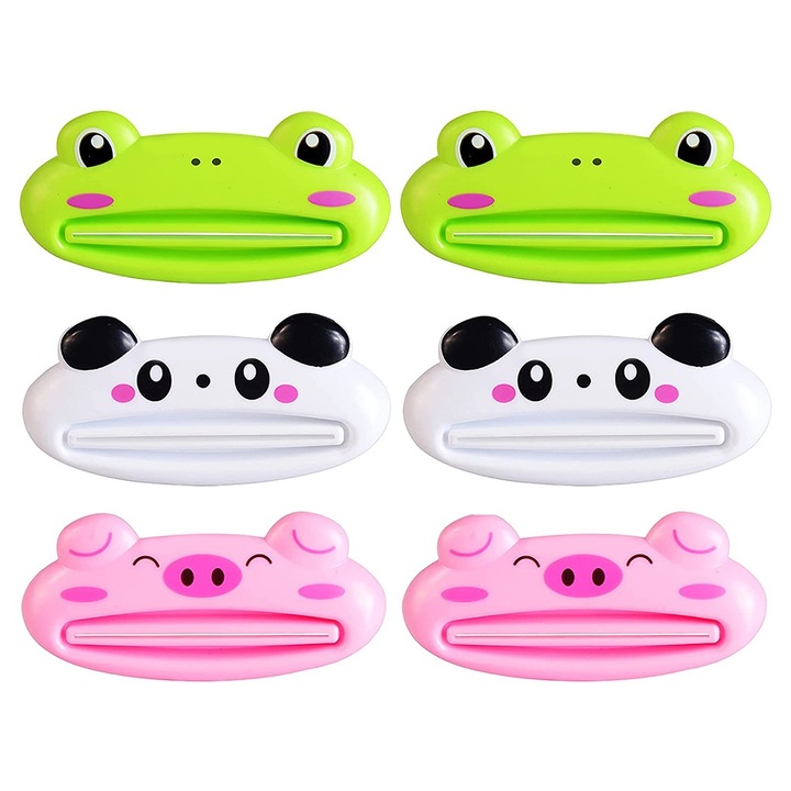 2 db tubusadagoló készlet, polimer, többfunkciós, többszínű