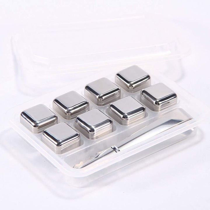 Rozsdamentes acél hűtőkészlet, Enforose, nem mérgező, könnyen tisztítható, fehérborokhoz és szeszes italokhoz