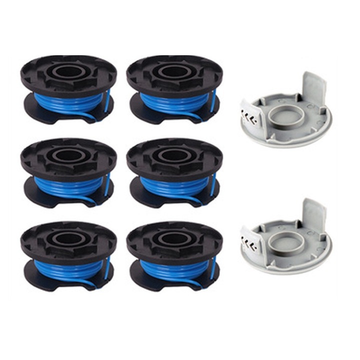 Set consumabile pentru motocoasa, 8/10 piese, ABS, albastru