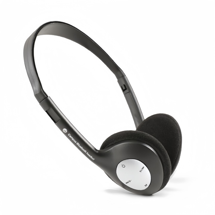 Casti Wireless, Retro, Bluetooth, Negru