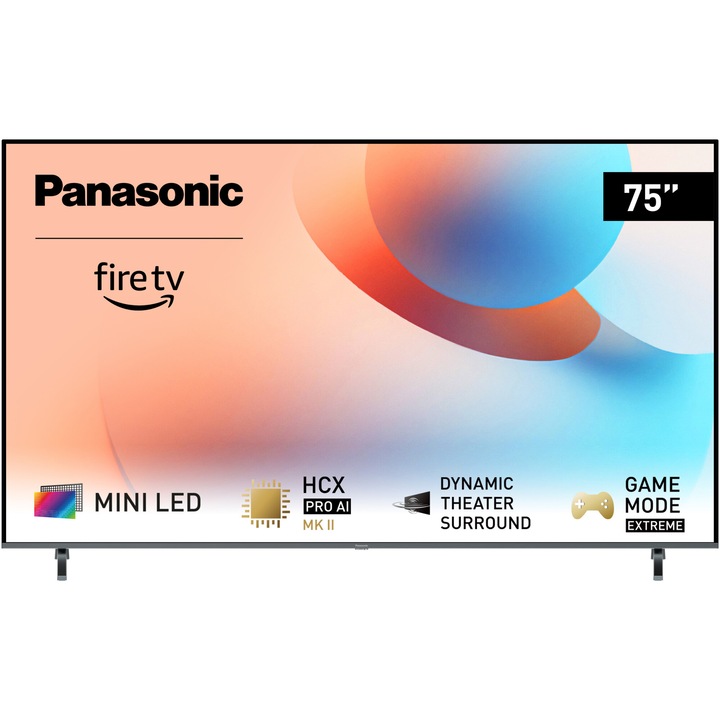 Телевизор Panasonic Mini LED TV-75W95AEG, 75" (189 см), Smart, 4K Ultra HD, 100Hz, Клас G (Модел 2024)