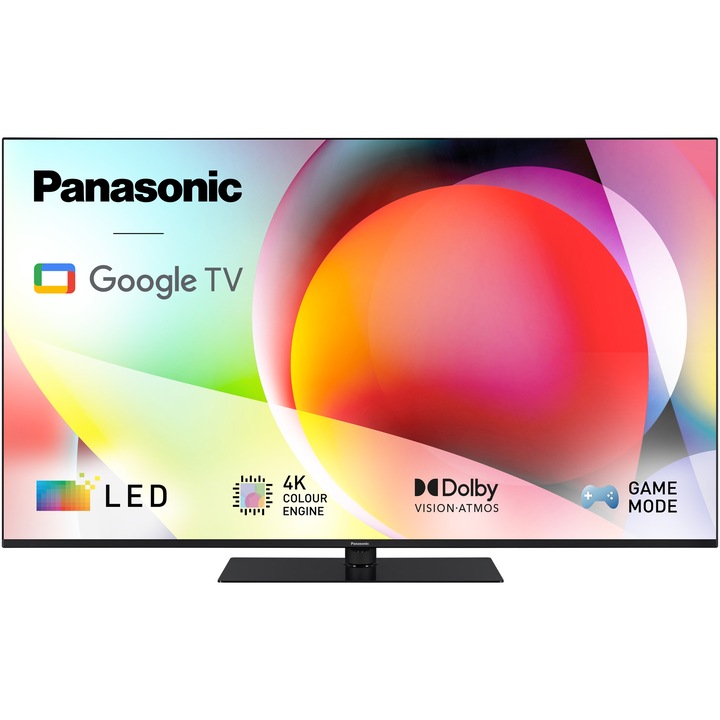 Televizor Panasonic LED TN-65W70AEZ, 164cm, Smart Google TV, 4K Ultra HD, Clasa E (Model 2024)