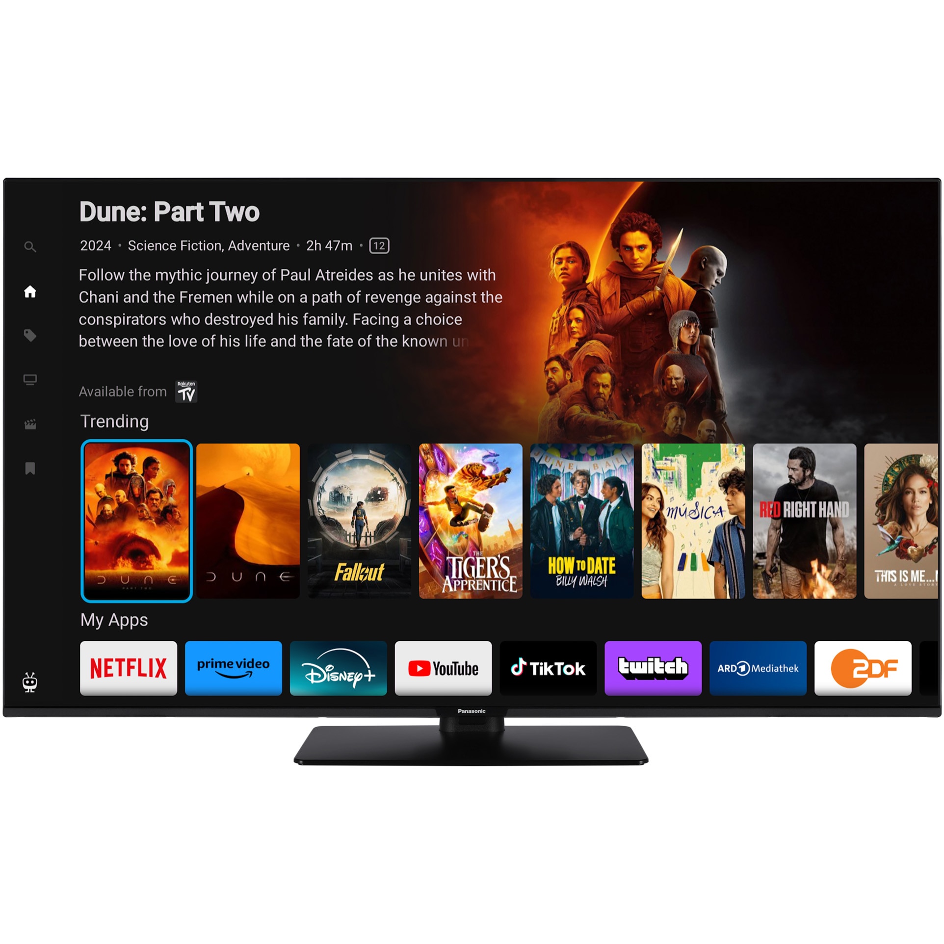 Televizor Panasonic LED TB-55W60AEZ, 139cm, Smart, 4K Ultra HD