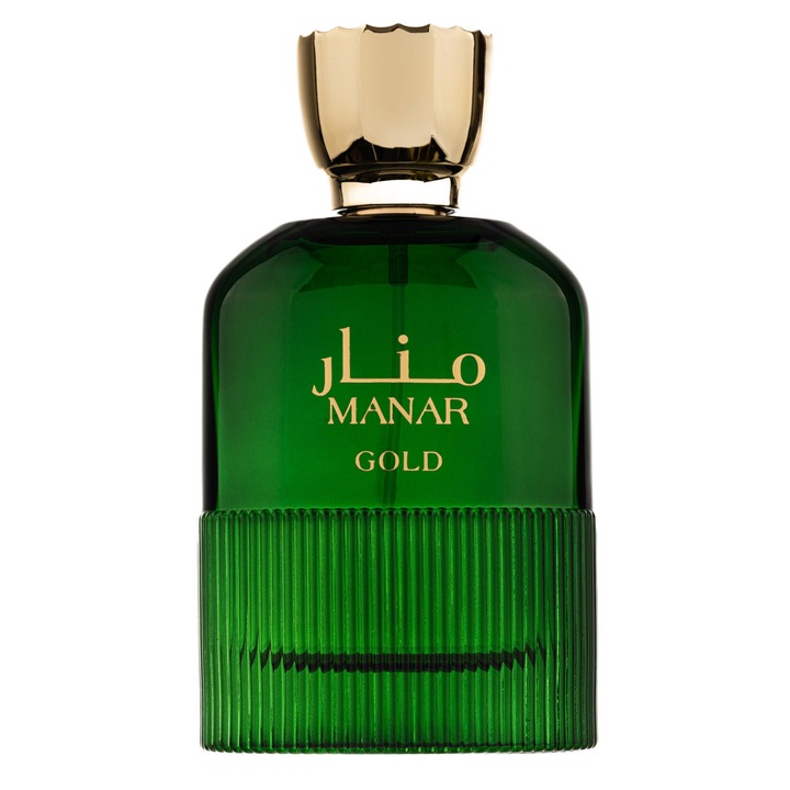 Apa de Parfum Manar Gold, Athoor al Alam, Barbati, 90ml