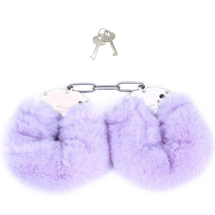 Catuse BDSM din plus/metal, 182.13 g, violet