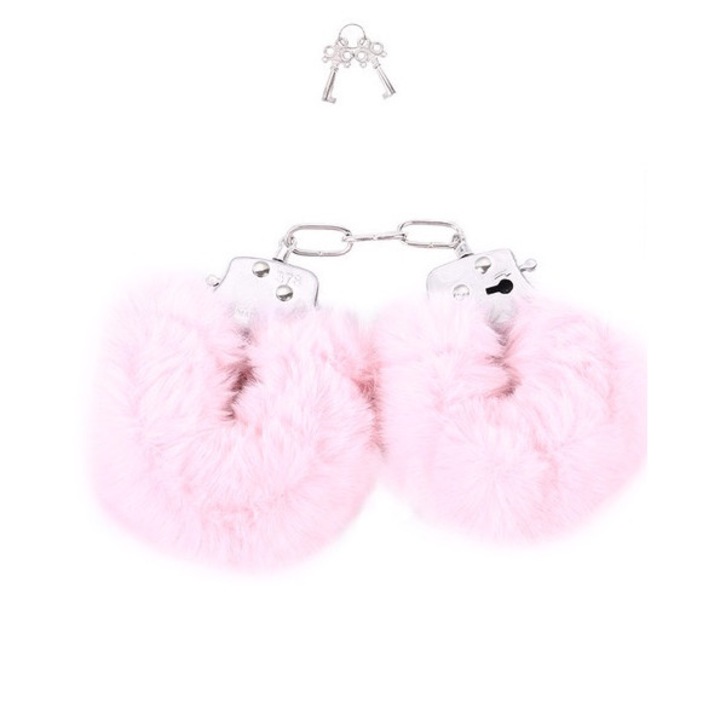 Catuse BDSM din plus/metal, 182.8 g, roz