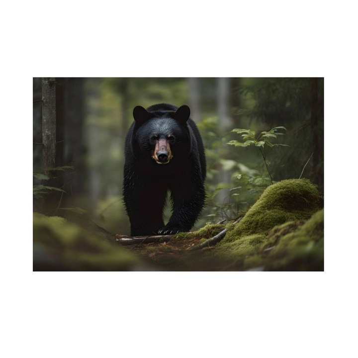 Tablou cu Urs In Padure 90x60 cm