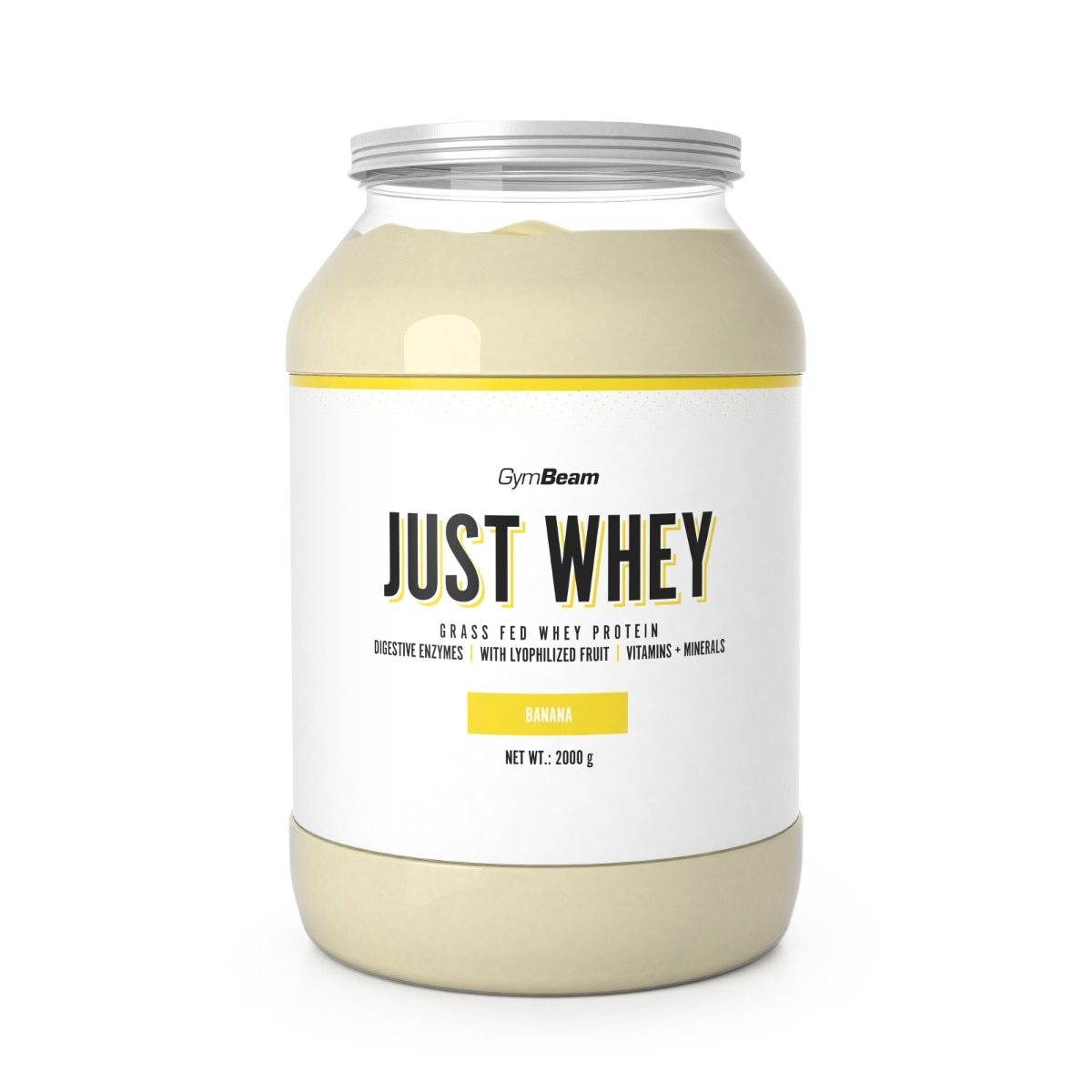Proteine Just Whey, GymBeam, 2000 g, banana