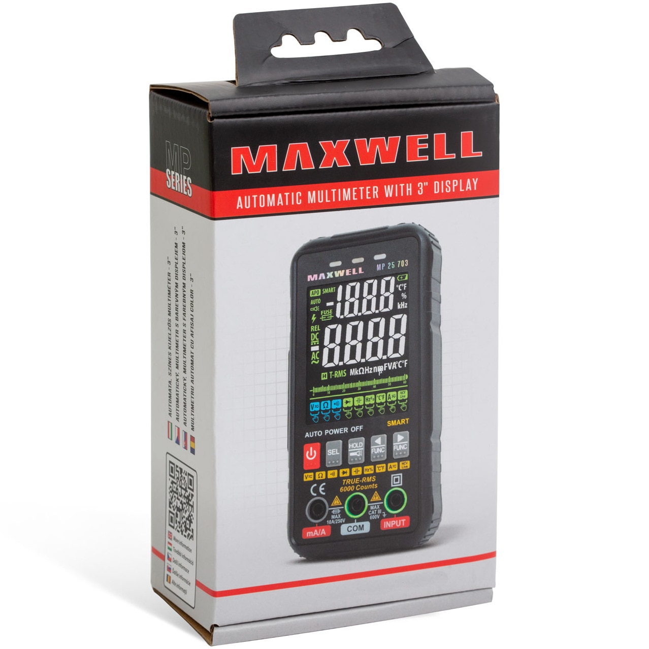 Maxwell Automatic Instrument Multimetru automat Maxwell cu afisaj color 3