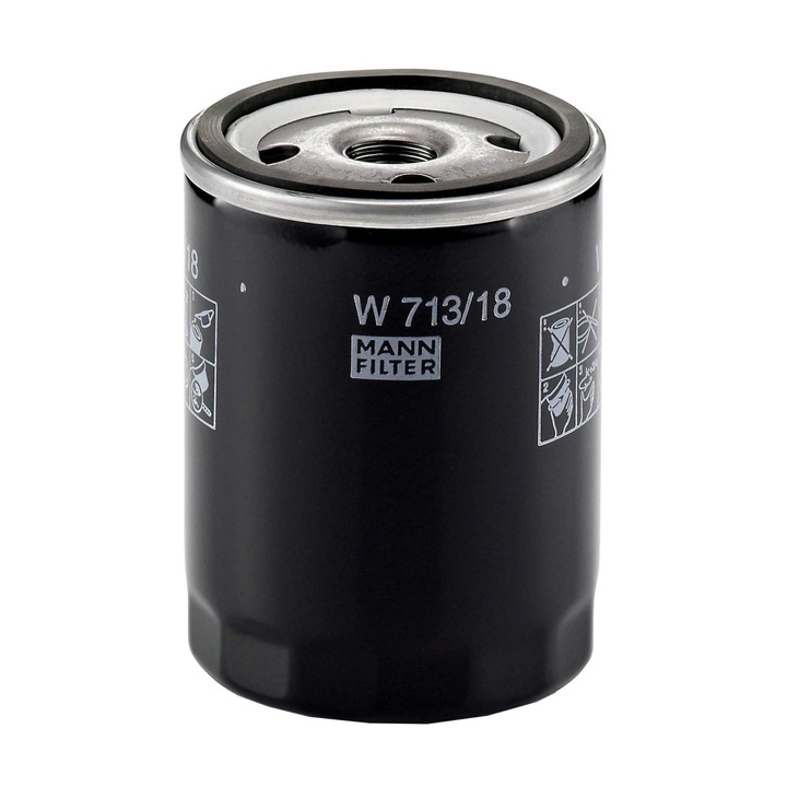 Filtru ulei Mann pentru Chevrolet Corvette, Blazer, Opel Ascona C, Kadett E, Vectra A