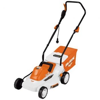 Masina de tuns gazon/iarba electrica Ruris RXE1500, putere 1500 W, latime taiere 37 cm, inaltime taiere 25 - 75 mm, 3 trepte de taiere, sac colector 35 l