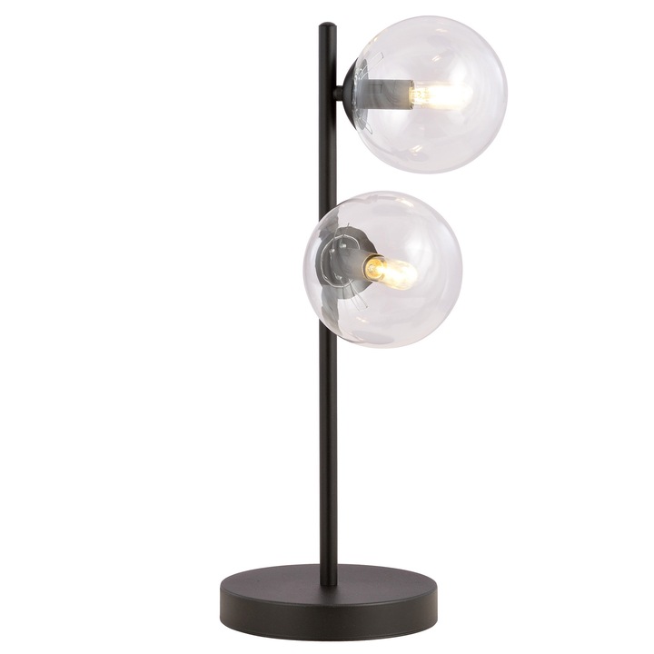 Lampa de noptiera moderna cu abajur de sticla ROSSI 877/LN2
