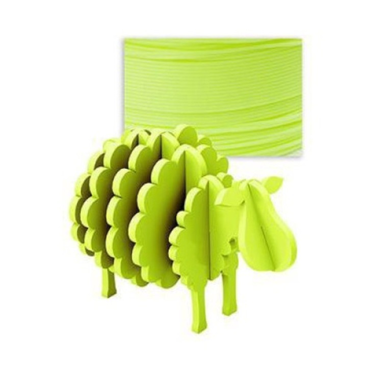 Filament pentru imprimante 3D Banach PLA 1kg - galben fluorescent