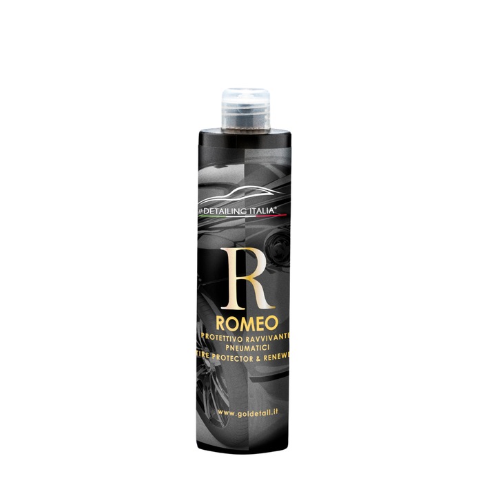 Romeo, solutie pentru tratarea anvelopelor si materialelor plastice, 250 ml