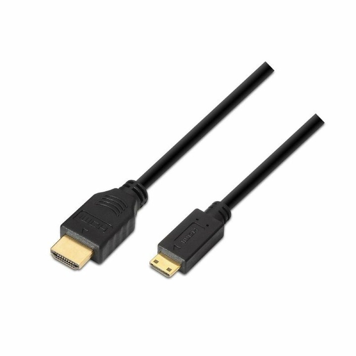 Cablu HDMI Aisens A119-0115, 3m, negru, 3 Mbps, plug and play