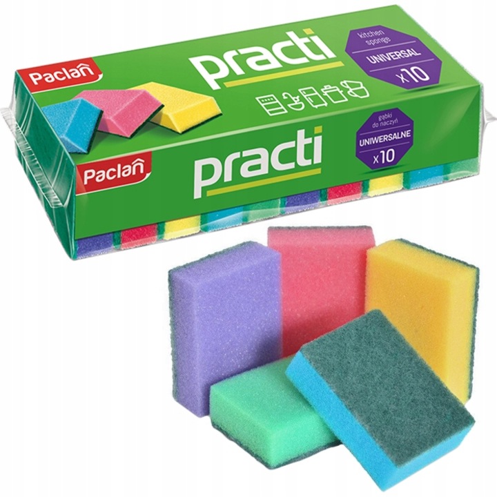 Set 10 Bureti Vase, Paclan, Ergonomic, Antibacterian, Multicolor