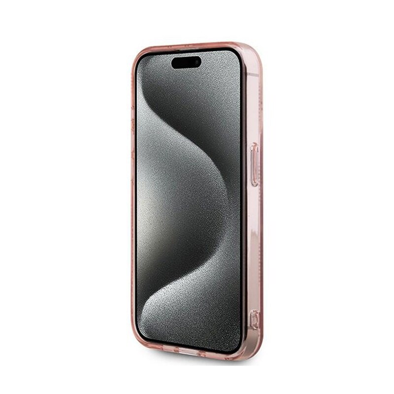 Husa telefon, Karl Lagerfeld, Pentru iPhone 15 Pro Max, Roz