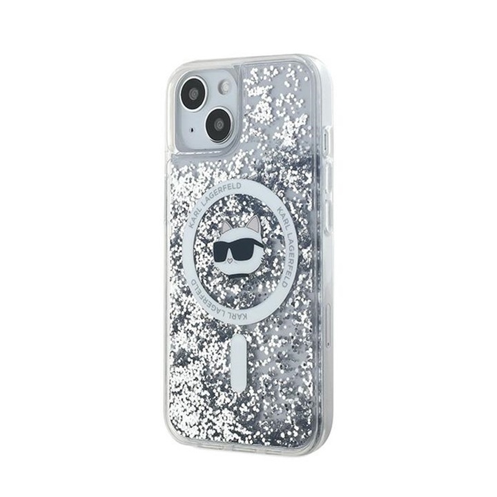 Защитен калъф за iPhone 13/14/15, Karl Lagerfeld, TPU, Transparent