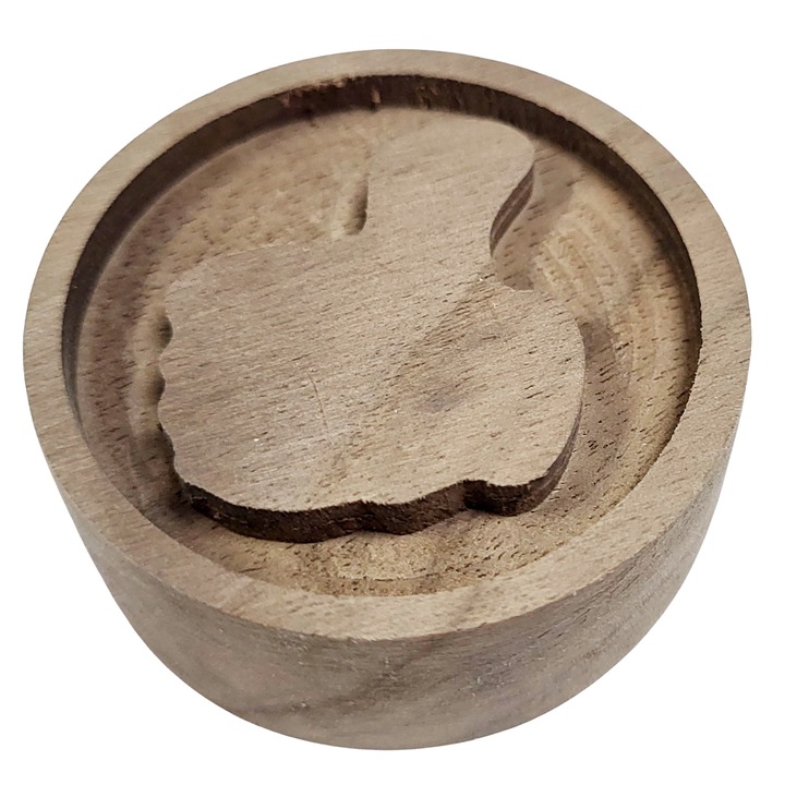 Пасивен дифузор за етерично масло, ясеново дърво, модел с палец нагоре, размери 50 x 20 мм