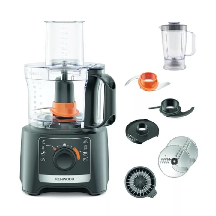 Blender personal TEFAL Blend Up, 1000W, 8 programe automate, 0.85l, maro-negru