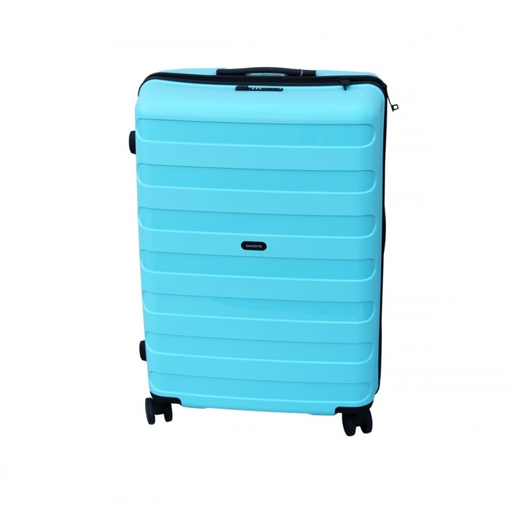Troler mare polipropilena, Davidts Round Trip, cyan, 74x55x29 cm