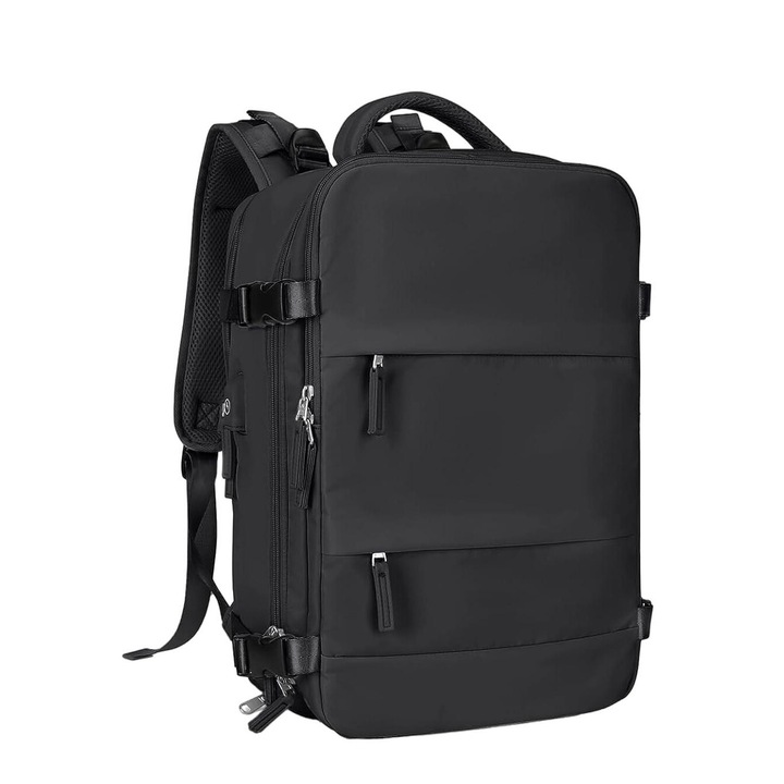 Rucsac de calatorie QttvbTna, compartiment incaltaminte, port USB, antifurt, impermeabil, L, 33x20x47cm