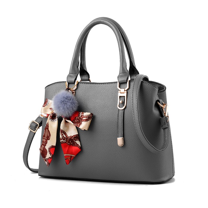 Jormftte női táska, patchwork modell, többszínű, mérete 30x45cm