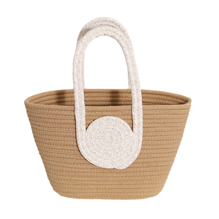 Jormftte női bevásárlótáska, többszínű, 33x21x11cm, pamut, 1 db-os szett