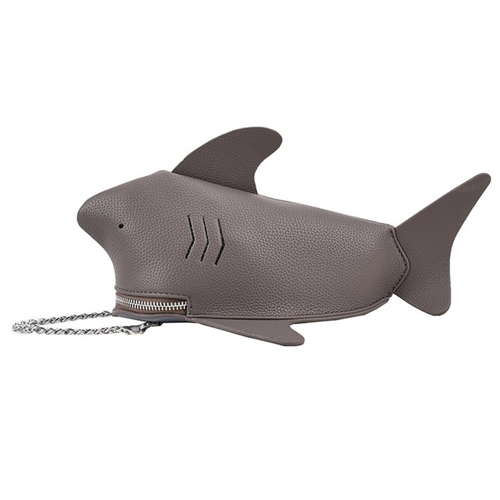 Jormftte táska, cápa modell, 30x14x23cm