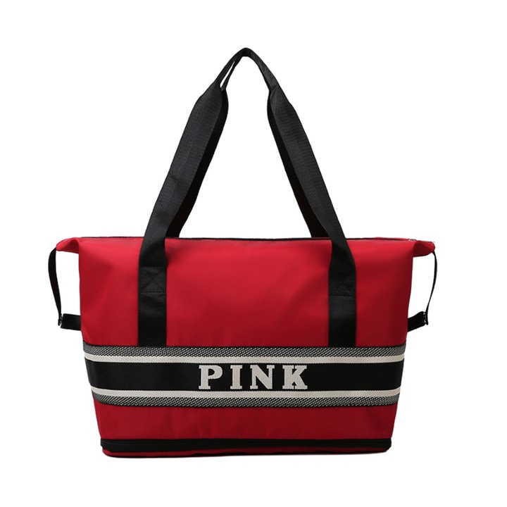 Jormftte sporttáska, bordó, 41x21x28cm, Oxford anyag, 1 db-os készlet.