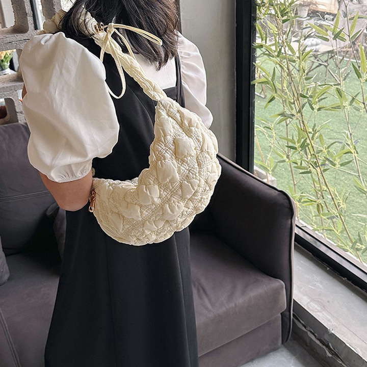 QttvbTna steppelt valltaska, nagy kapacitasu, 32x20x7cm