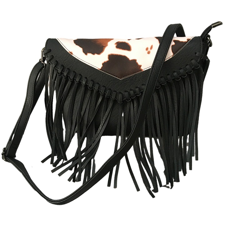 Női táska, QttvbTna, Ökológiai bőr, 26x19x3 cm, Többszínű