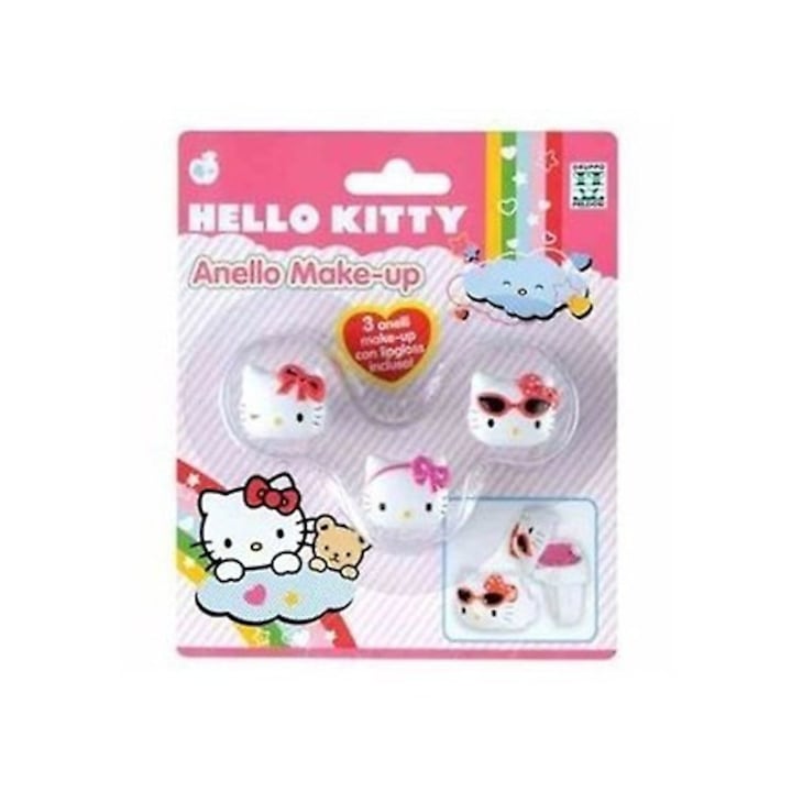 Jucarie copii Hello Kitty Lip Gloss Ring Pack