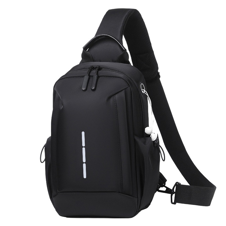 Férfi táska, QttvbTna, vízálló, 33x18x7cm