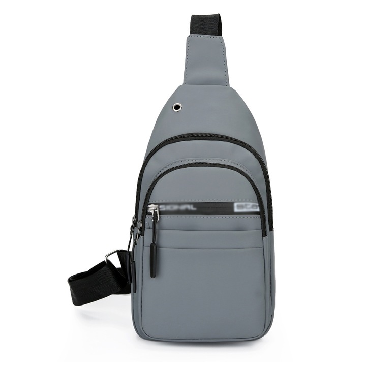 Férfi táska, QttvbTna, vízálló, fejhallgató lyukkal, 31x17x8cm