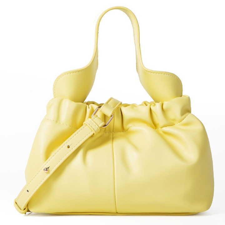 Jormftte női táska, Sweet And Cool Cloud modell, sárga/fekete/zöld, 9.45x3.93x6.29in