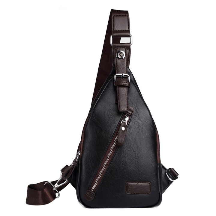 Rucsac Messenger sling geanta de calatorie drumetii geanta de piept geanta casual geanta de umar pentru barbati