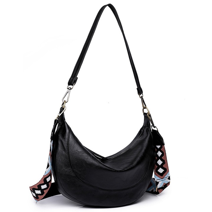 Női crossbody táska, Jormftte, vegán, macaron szürke, 40x8x24cm