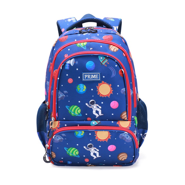 Jormftte gyerek hátizsák, asztronauta, többszínű, 43x30x15cm