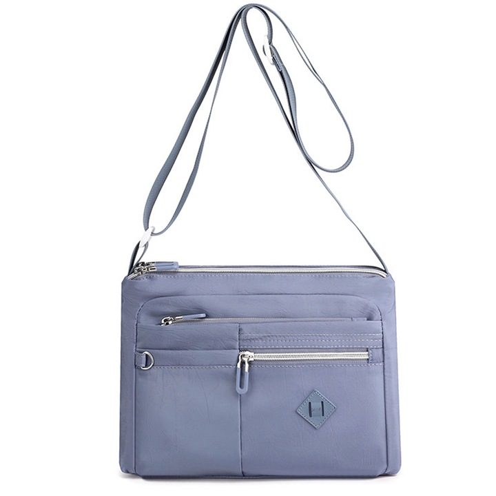 QttvbTna válltáska, sok zseb, 24x13x11cm